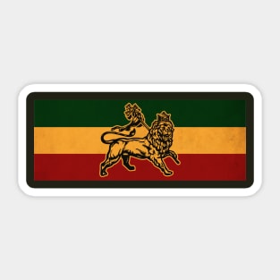 Rastafari Lion Jah Sticker